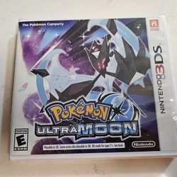 Pokemon Ultra Moon For Nintendo 3ds Factory Sealed NEW 