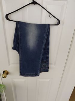 34 X 30 Sun-Bleached Denim Pants