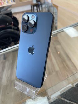 iPhone 15 Pro Max Blue 256GB Unlocked Financing $49 Down Payment