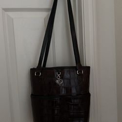 Brighton Burgundy Leather Purse