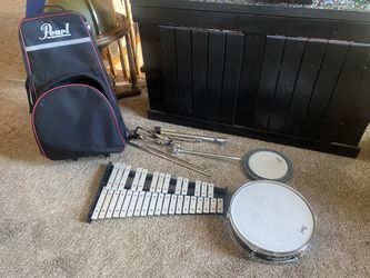 Percussion 2.5 Oct Bell set 13x3.5 Wood Shell Snare/Bell Stand