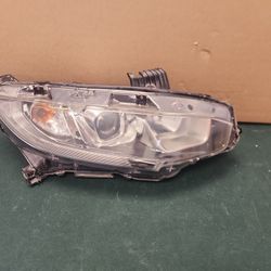 2016-2020 Honda Civic Headlight Passenger Side 