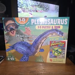 💥NEW 3 D PUZZLES WITH BOOKS. CHOICE OF GIRAFFE OR DINOSAUR. SEE ALL PICTURES FOR WHAT'S IN EACH BOX. 