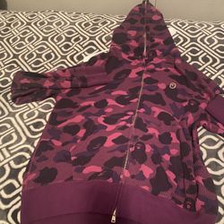 Bape Full Zip Up Size Medium 