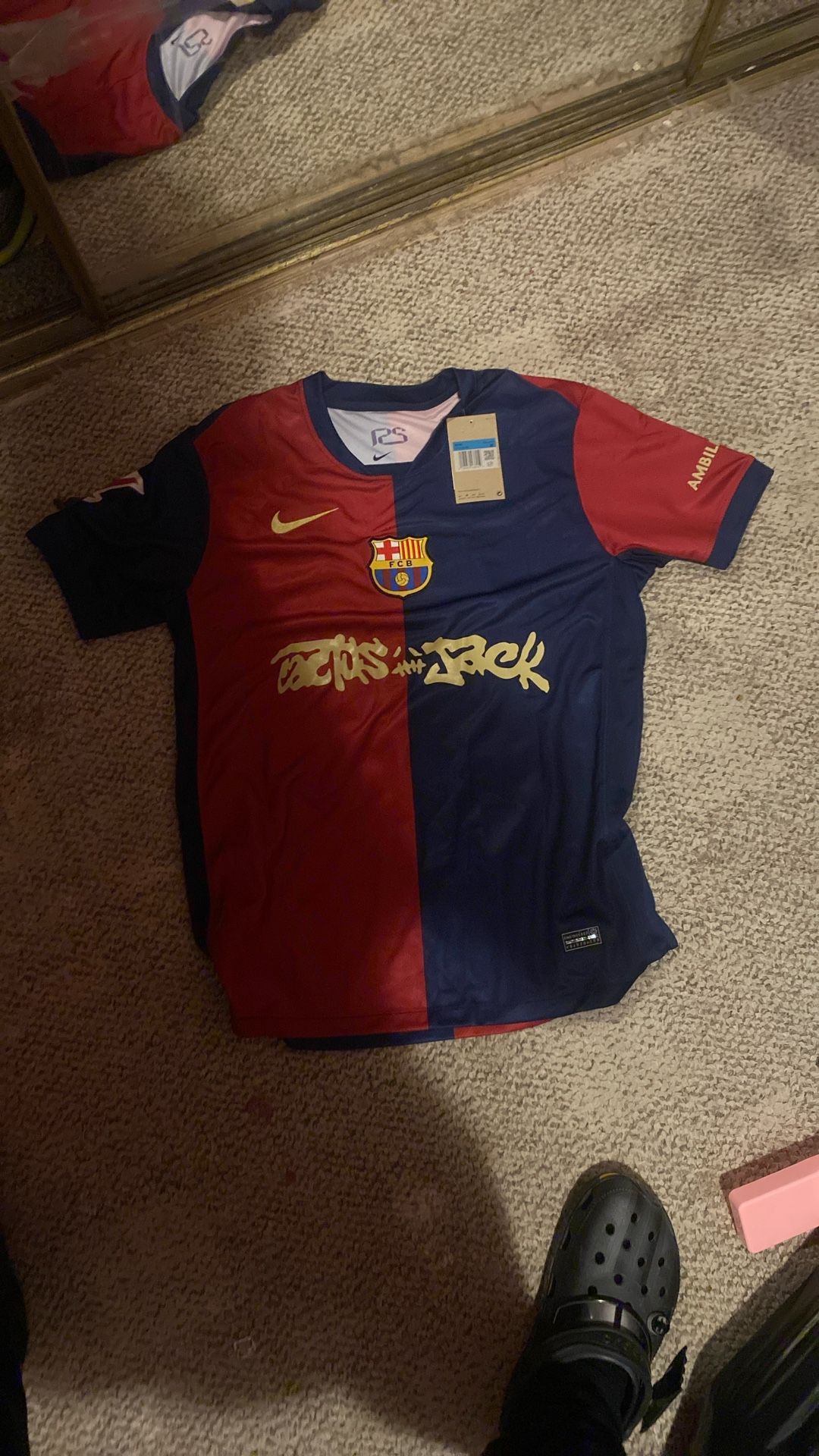 Barcelona 2024-2025 Travis Scott Special Jersey Size M