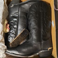 Mens Laredo Boots 9.5 W Black Atlanta