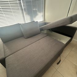 IKEA Sleeper Sofa With Storage