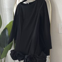 Women’s black bubble dress