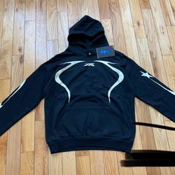 Black and White Hellstar Hoodie 