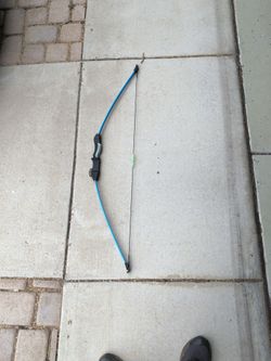 Blue Recurve Archery Bow