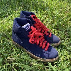 Blue Nike Blazer Youth 