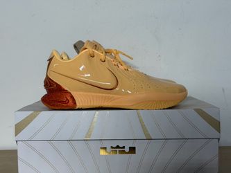 Nike LeBron 21 Melo Melo Dragon Pearl Melon Tint Sneakers FV2345-800 Men's Size 11