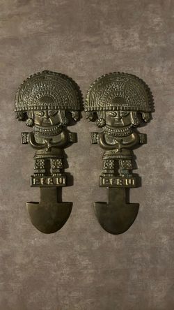 Peru Tumi Knife Metal Figurine Souvenir