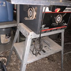 Sears Craftsman 10 in Direct Drive  2.5 HP  Maximum Developed  Table Saw 