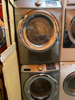 SET WASHER AND DRYER SAMSUNG - STACKABLE-SIDE BY SIDE
