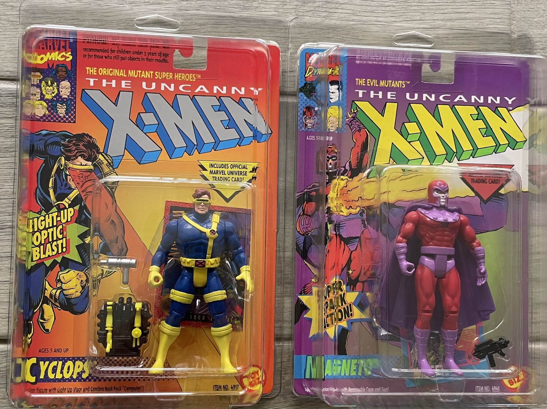 X men Cyclops & Magneto MOMC! 1993 Toybiz