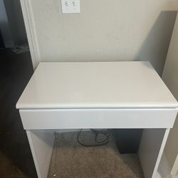 White Vanity And Desk 
