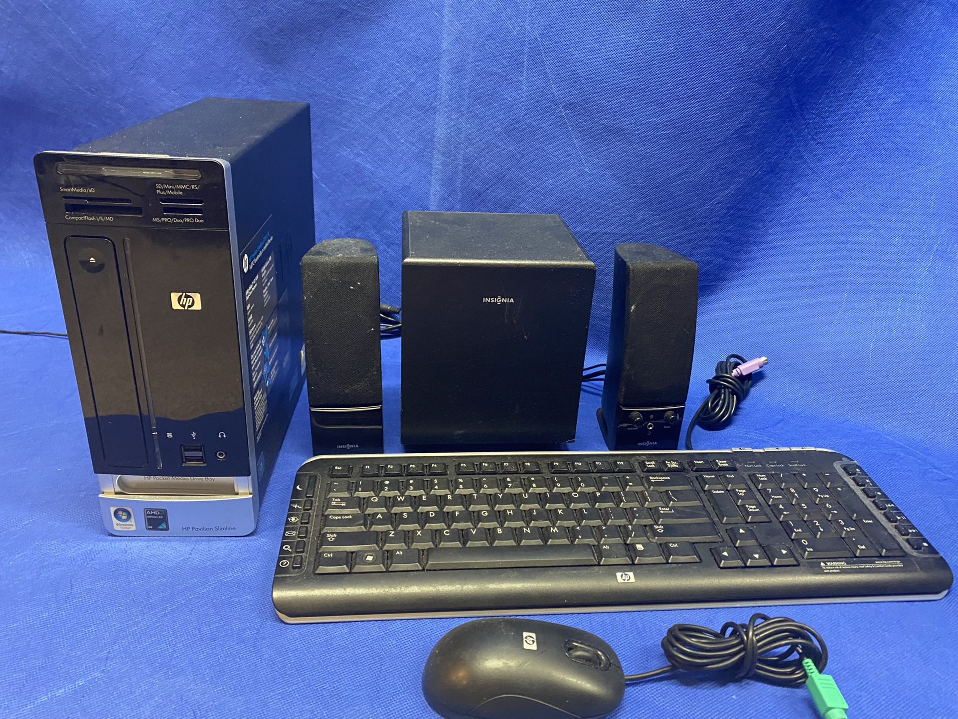 HP Pavilion Slimline s3707c PC Desktop Computer, Speaker System, Keyboard, Mouse - Computer 4 repair
