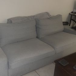 Ikea Two Seat Grey Couch