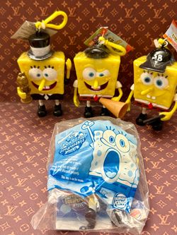 SpongeBob SquarePants Movie Candy Buddy & a Burger King toy