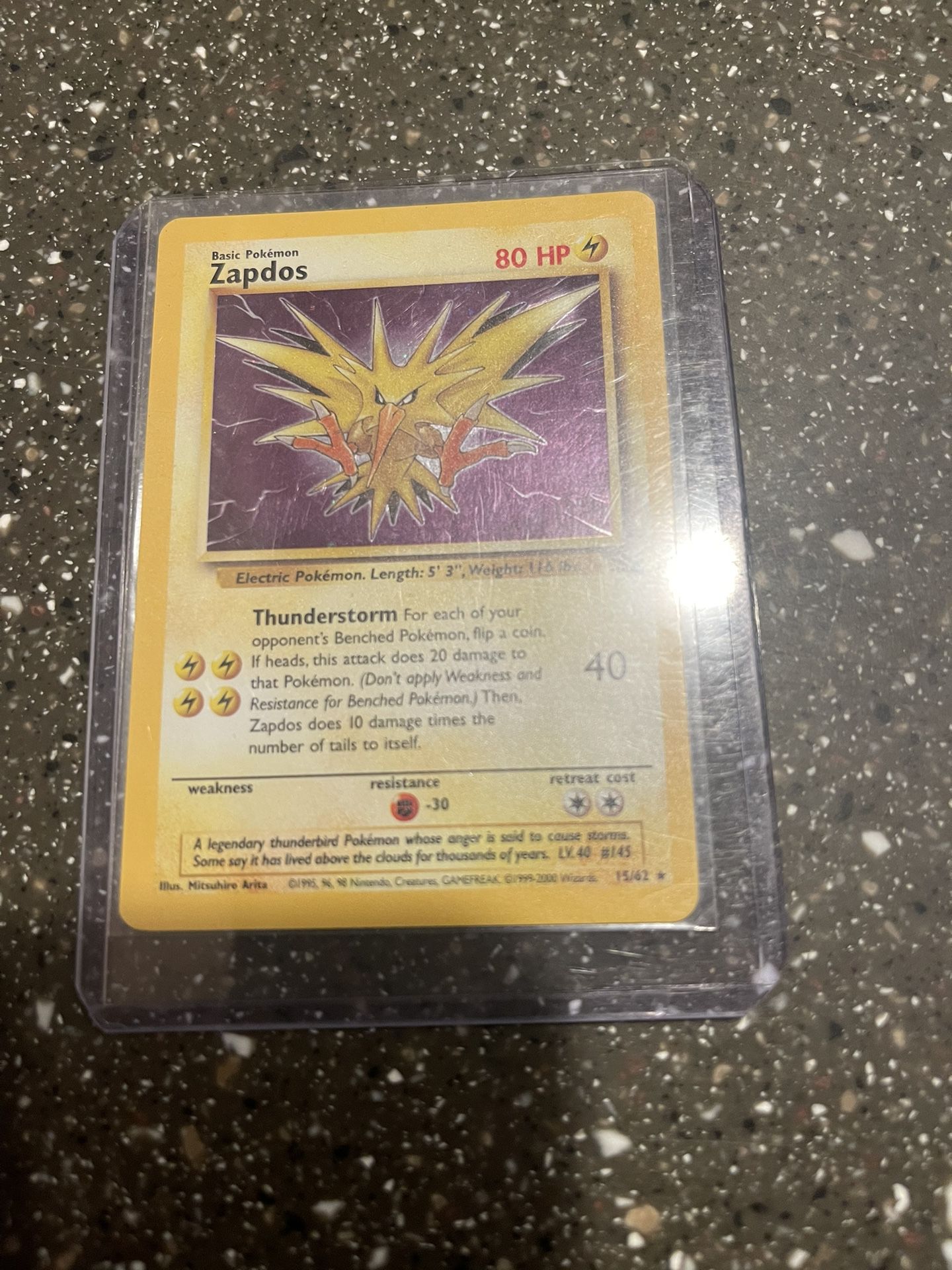 Zapdos Pokémon Card