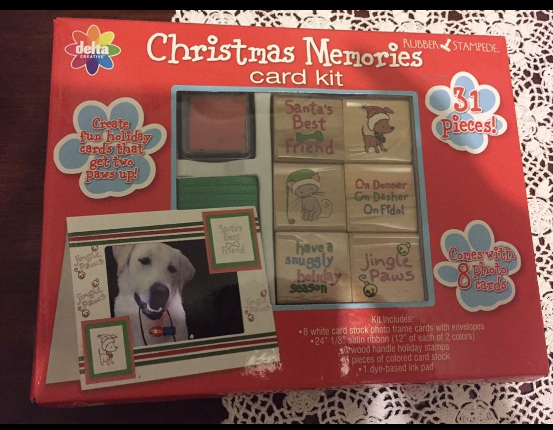 Christmas card making kit