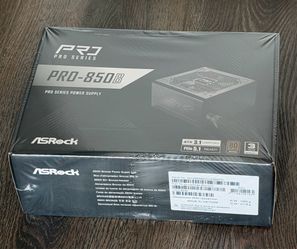 ASRock Pro 850B 850W Power Supply PC PSU