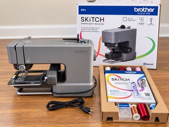 Brother SKiTCH PP1 Embroidery Machine with Original Box & Accessories like new