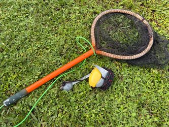 KAYAK ANCHOR GALVANIZED AND FISHING NET