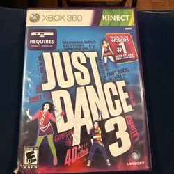 Just Dance 3 Complete XBOX 360 Kinect Ubisoft