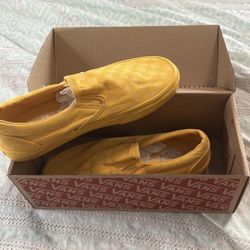 Yellow Vans And Tie Dye Vans 