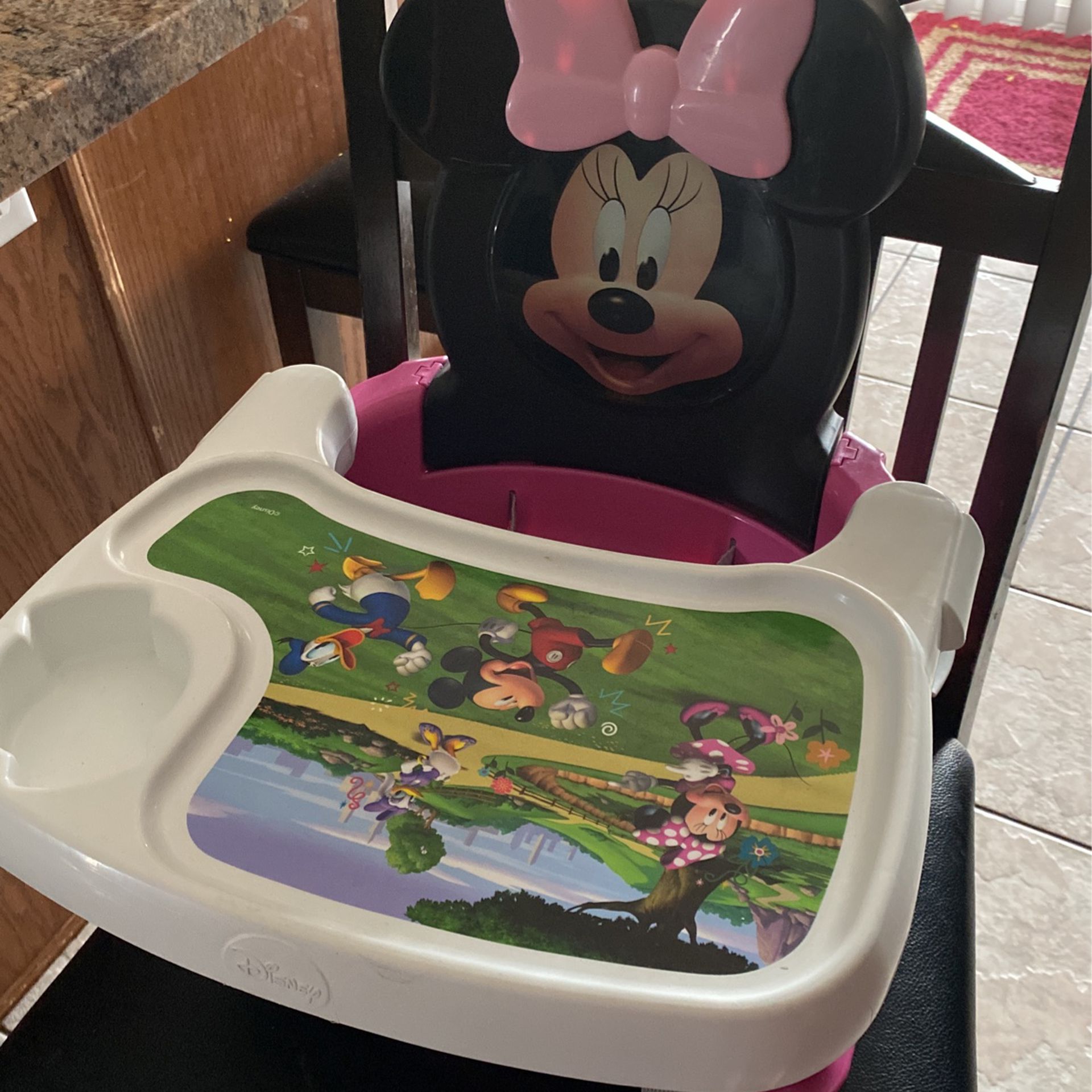 Minnie Mouse Booster Seat/High Chair 
