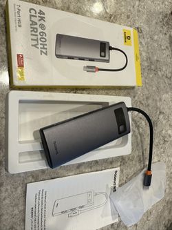 7-Port hub Type C to USB / HDMI / SD / TF / USB C