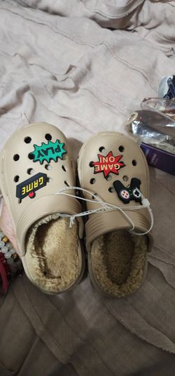 Crocs Classic Lined Clogs with Jibbitz Charms