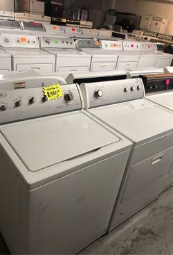 Washer and dryer set
