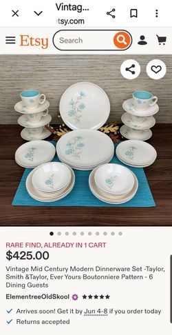 Vintage dish set