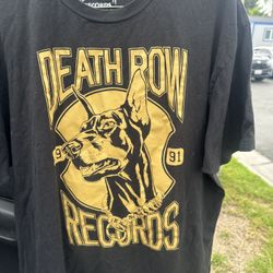 Death Row Records black t-shirt