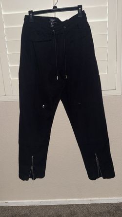 Forever 21 Black Drawstring Jogger Pants