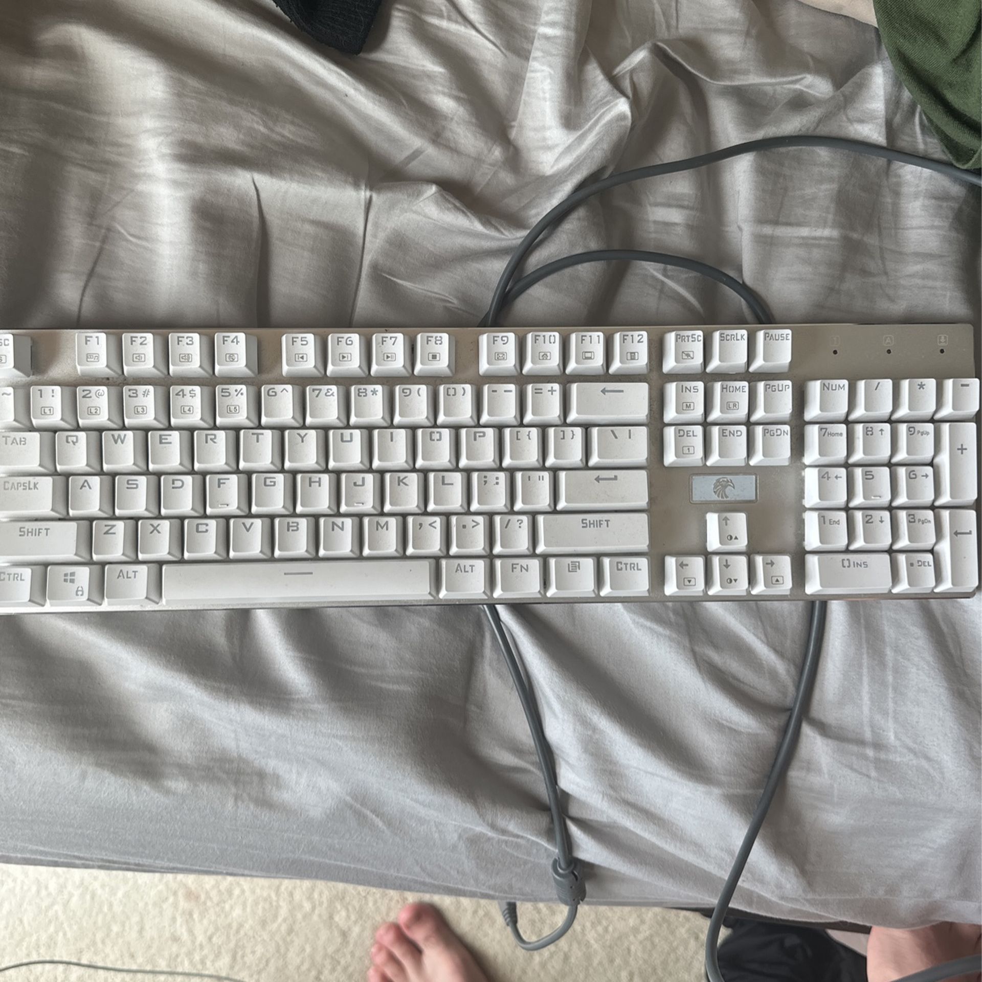White Gaming Keyboard