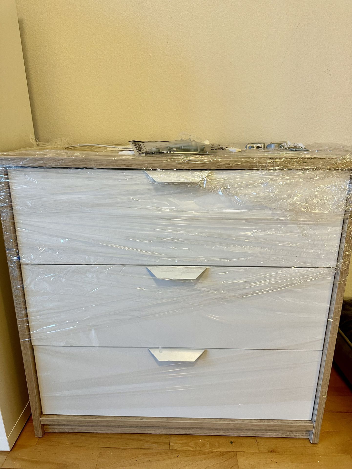 White Drawer Dresser - $79