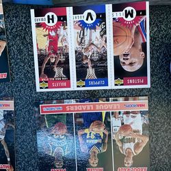 Basketball - League Leader Triple Header cards
