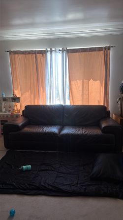 Leather sofa