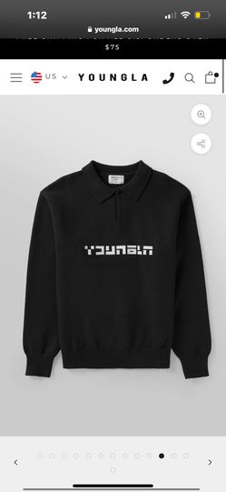 Youngla Knit Polo Sweater Size Xxl
