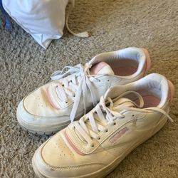 Pink Reeboks Shoes