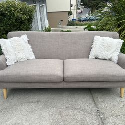 Light Brown Loveseat Couch-FREE Delivery