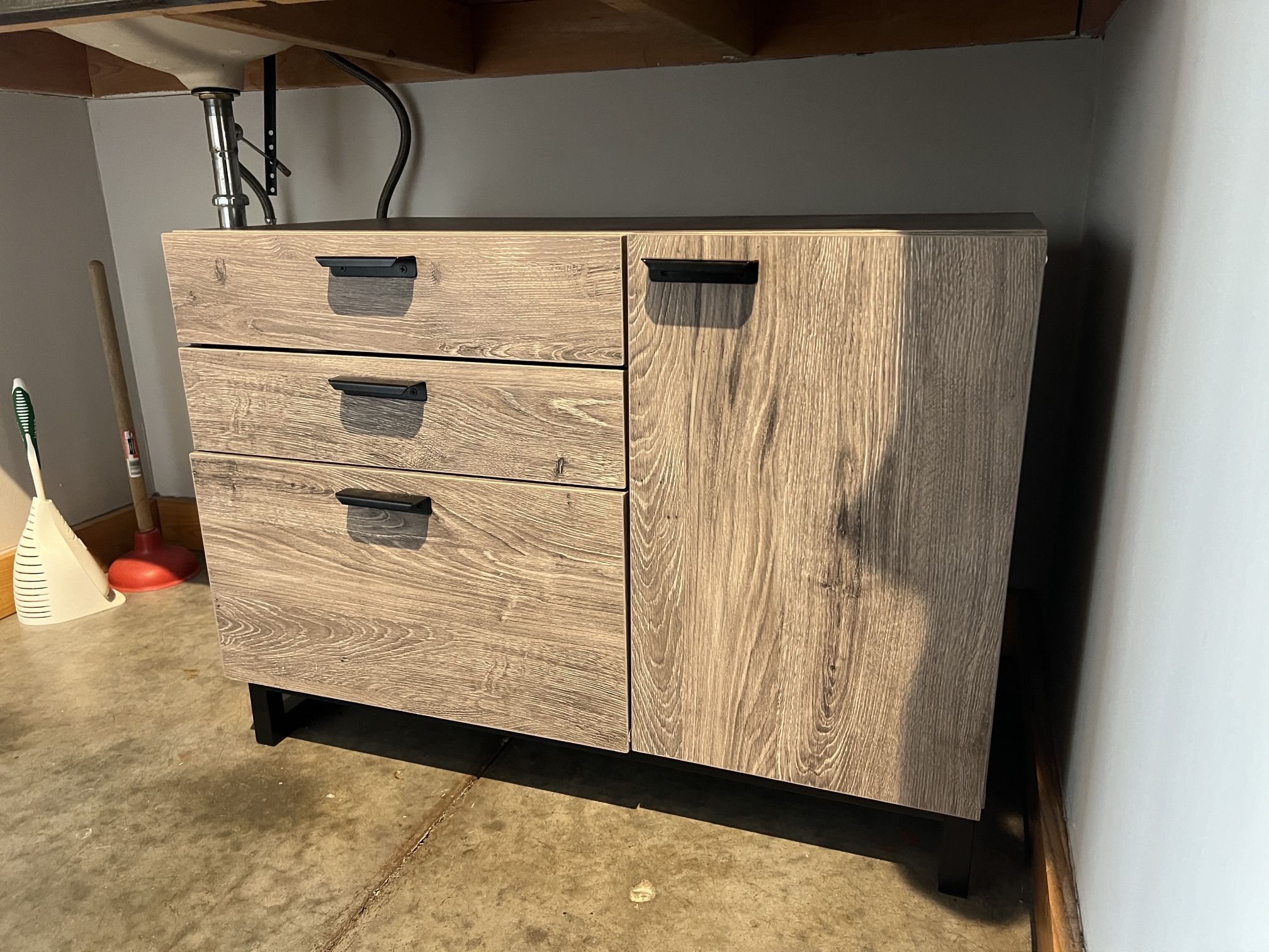 3 Drawer And Cabinet Storage