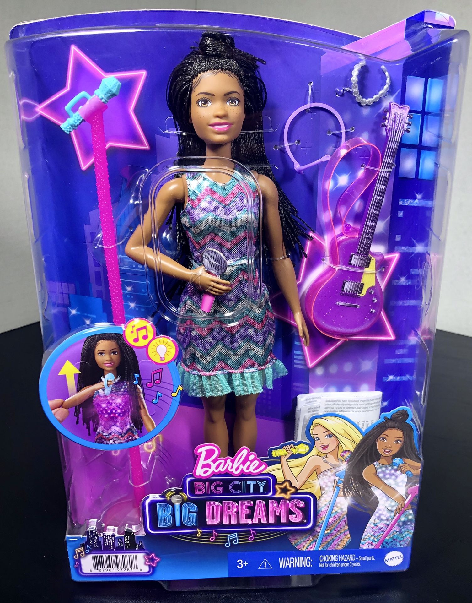 *NEW* Barbie Big City Big Dreams AA Doll~Sings! Lights Up!