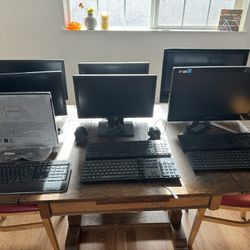 Desktop Computers, Screens, And Keyboards!