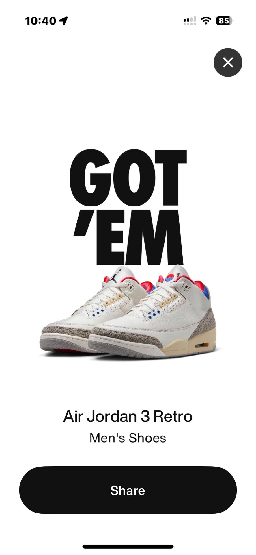 SHOE JORDAN NIKE AIR