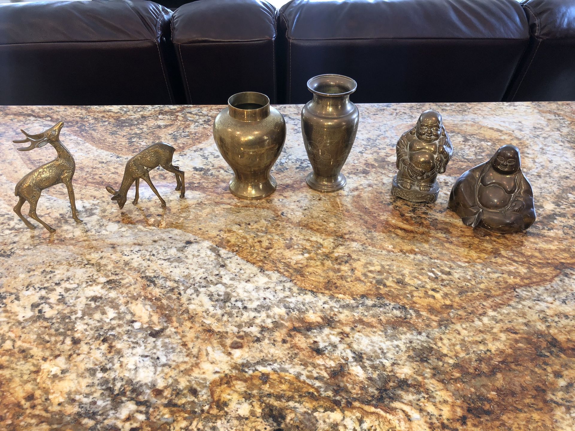 Brass decorations each